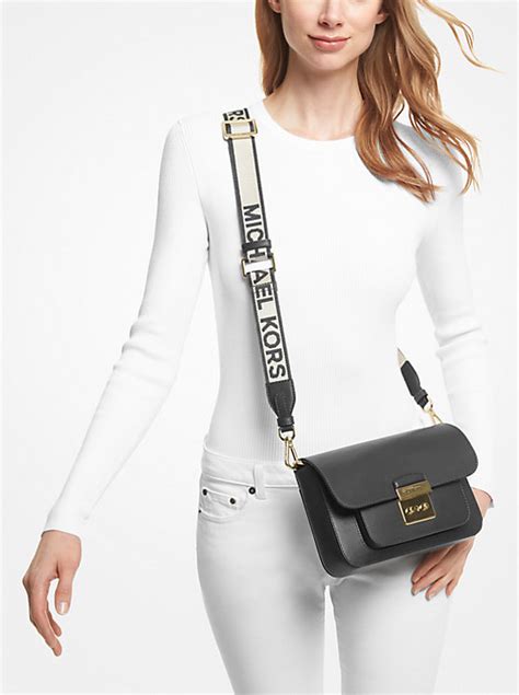 Michael Kors Sloan Editor Leather Shoulder Bag .